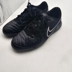 Nike Shoes KIDS Size 2Y Black Athletic Sneaker Lace Up DV4354-040 Indoor Court